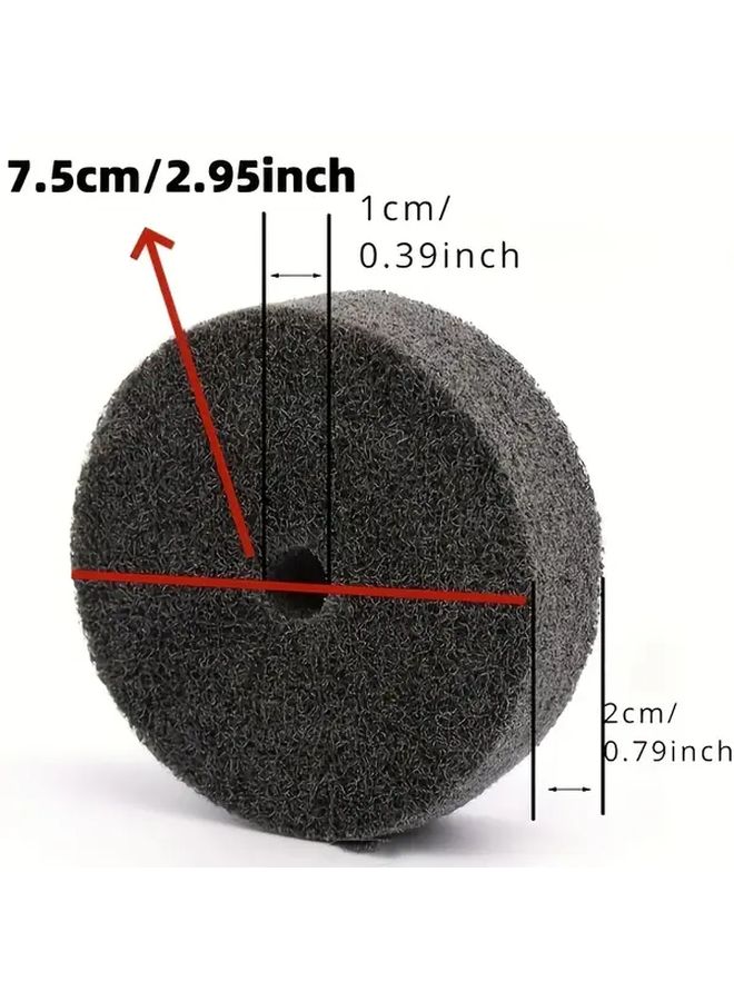 3 Inch Fiber Polishing Wheel 3PC Stainless Steel Polishing Wheel For Mini Desktop Grinder - Image 4