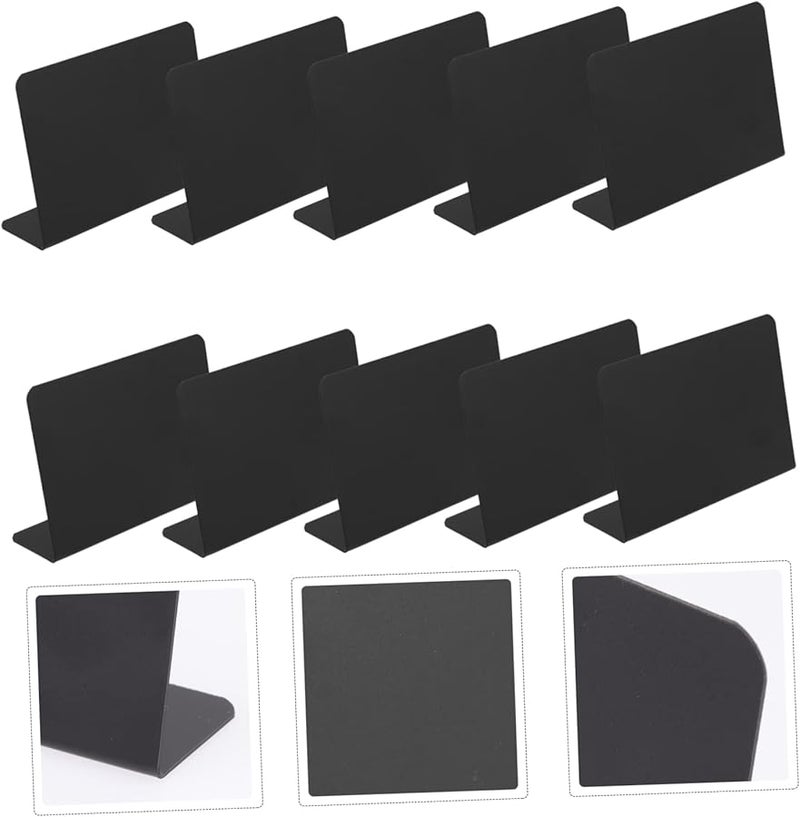 Angoily 30 Pcs Mini Chalkboard Signs Reusable Message Board Set Of 3 - Image 4