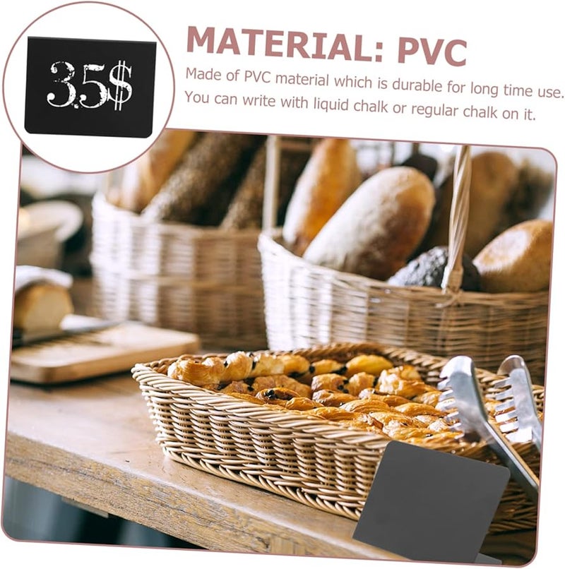 Angoily 30 Pcs Mini Chalkboard Signs Reusable Message Board Set Of 3 - Image 3