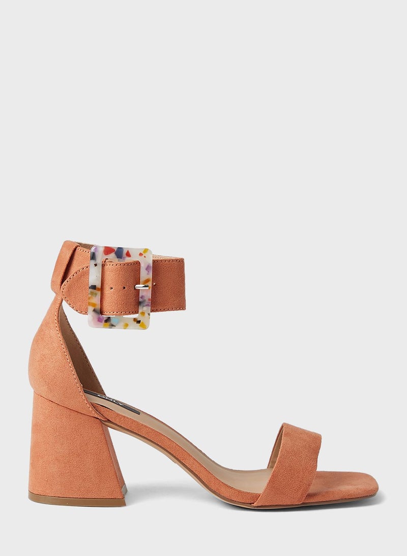 ONLY Faux Suede Sandals - Image 1