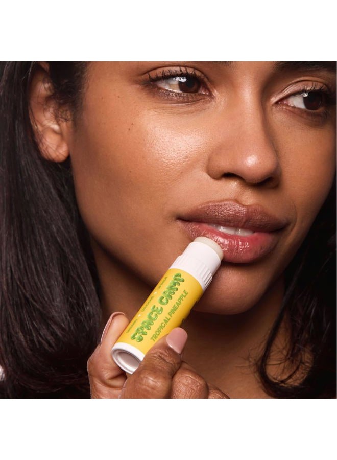 Space Camp Wellness Jumbo Lip Balm - Tropical Pineapple Organic Flavored Balm (2 Pack) - Image 3