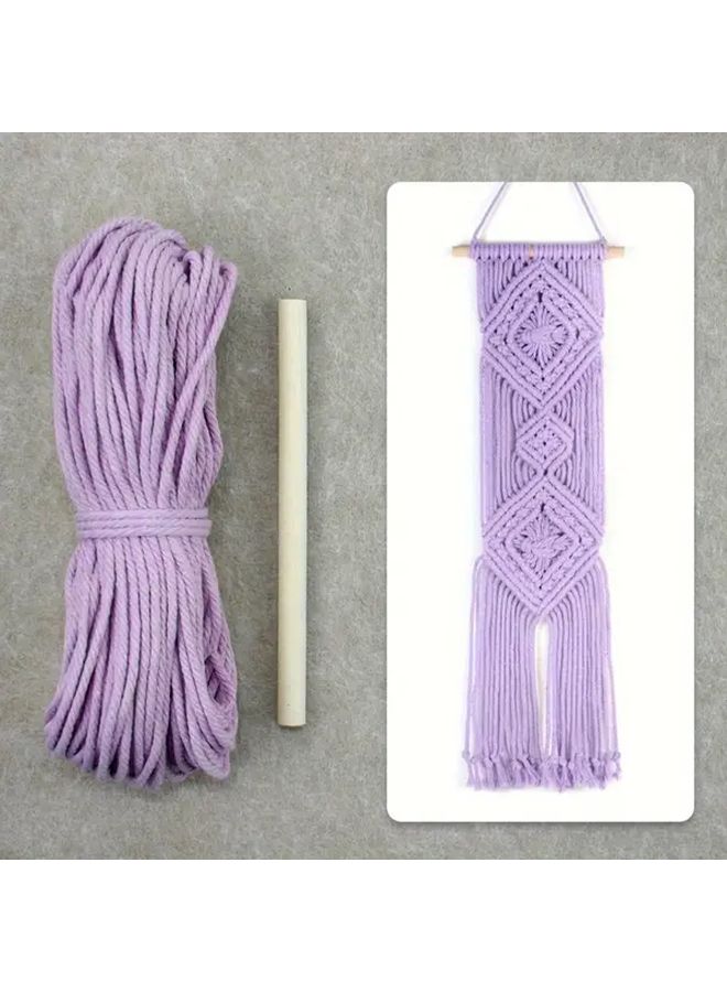 Bohemian Tapestry Weaving Kit For Beginners Over 40 Colors Includes G10 Month White Blue Yarn - Image 5