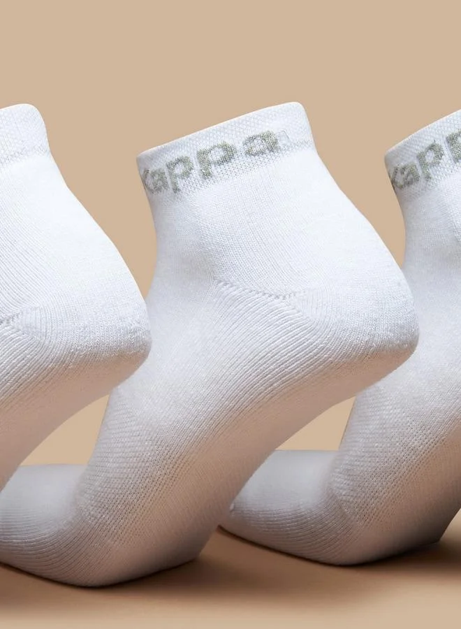 Kappa Printed Ankle Length Cushioned Socks - Set of 5