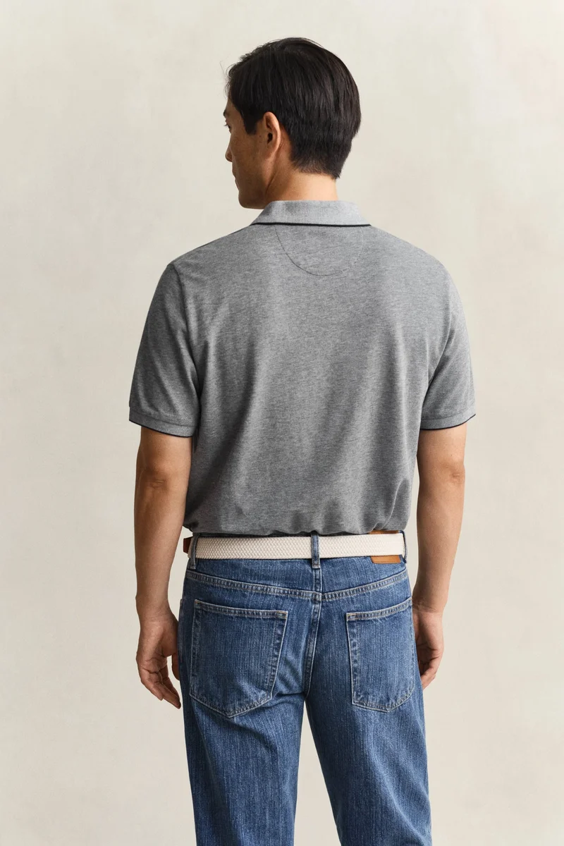 GANT  Two Tone Short SleevePolo for Men | Best Price UAE