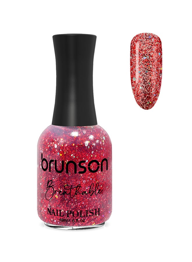 brunson Breathable Nail Polish Halal nail polish Wudu friendly Quick-Dry Vegan long lasting but easy peel off   18ml BH265