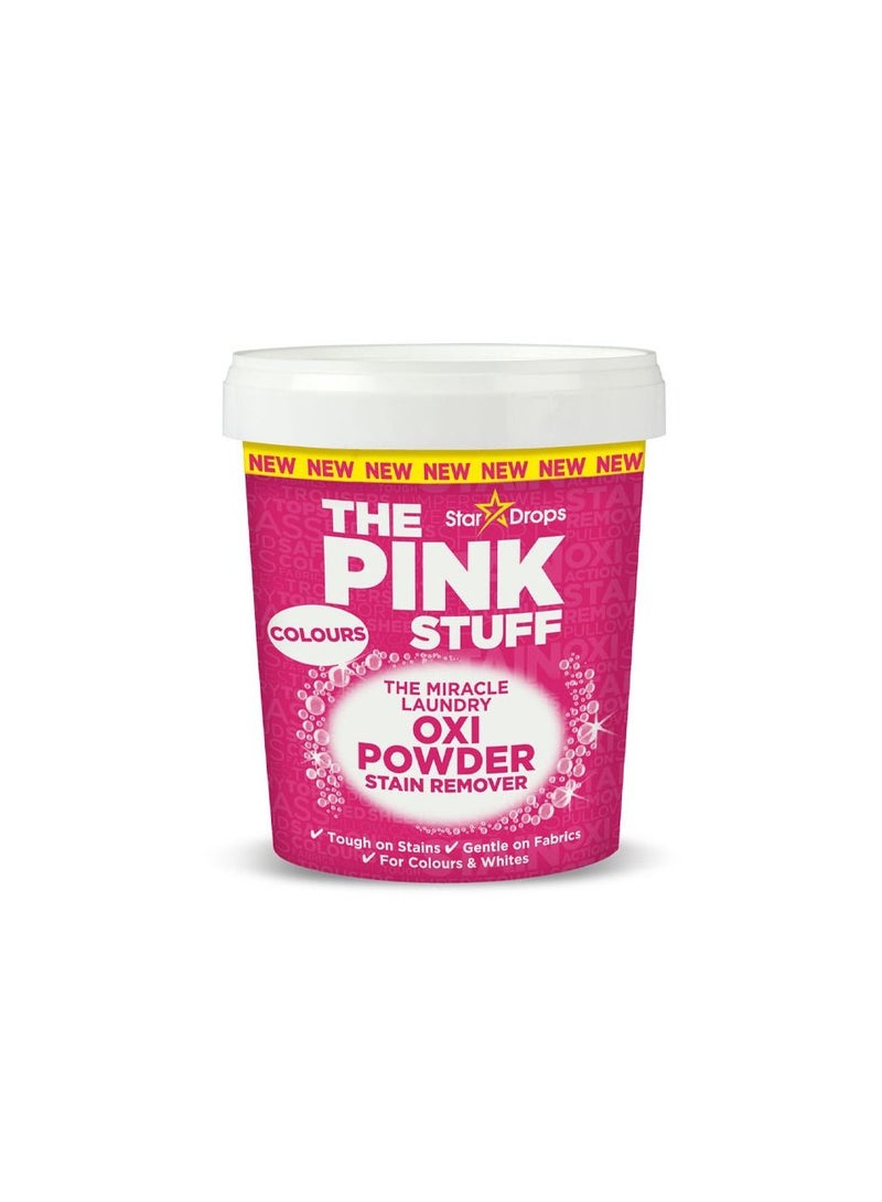 THE PINK STUFF The Miracle Laundry Oxi Powder Stain Remover for Colours Fabric 1KG - Image 1