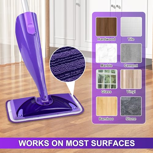 GFRED Updated & Innovative Cationic Mop Pads for Swiffer Wet Jet and Most Velcro 10" 11" 12" Spray Mops, Reusable Swiffer Wet Jet Mop Pads Replacement - Image 5