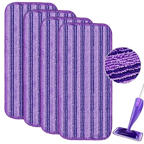 GFRED Updated & Innovative Cationic Mop Pads for Swiffer Wet Jet and Most Velcro 10" 11" 12" Spray Mops, Reusable Swiffer Wet Jet Mop Pads Replacement - Image 1