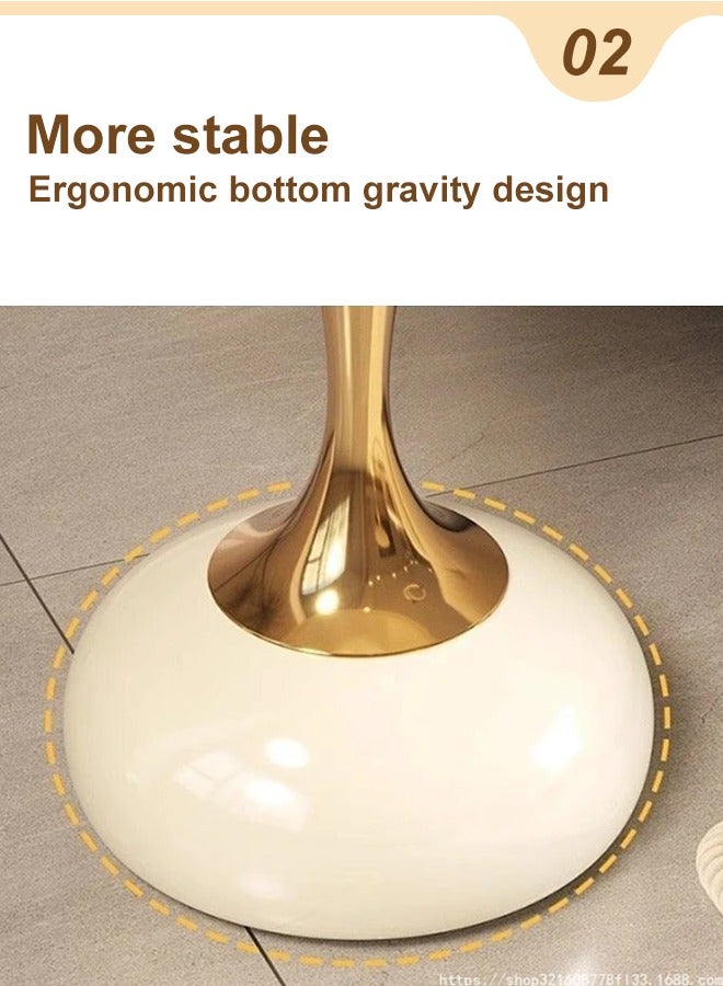 Sumkyle Coffee Table Sofa Side Modern Simple Corner Metal Iron Outdoor Table - Image 3