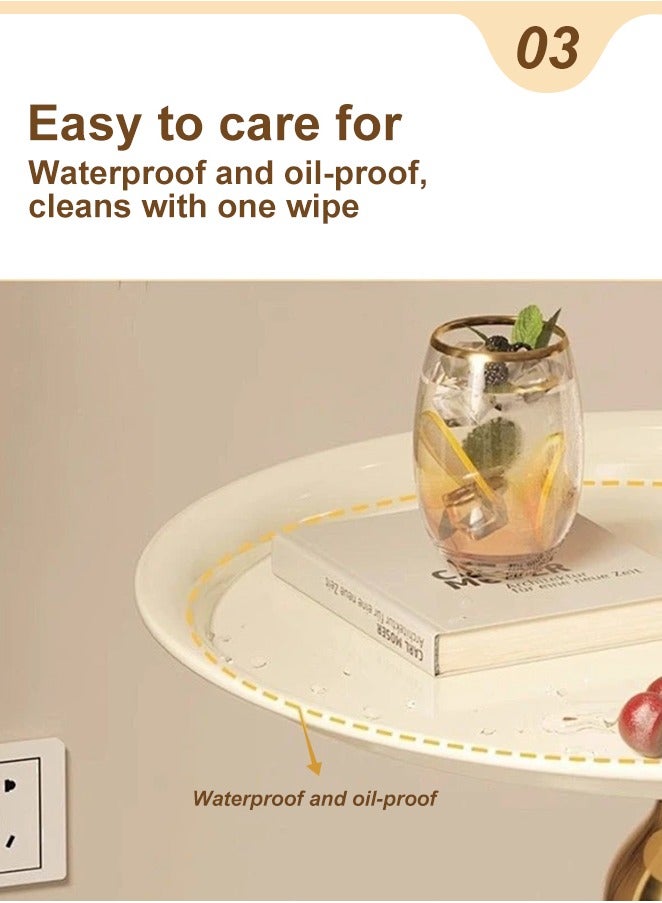 Sumkyle Coffee Table Sofa Side Modern Simple Corner Metal Iron Outdoor Table - Image 4