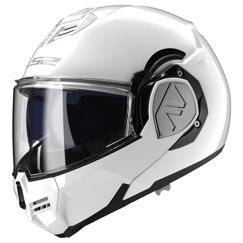LS2 Helmets Advant Modular Helmet (Gloss White - X-Small) - Image 5