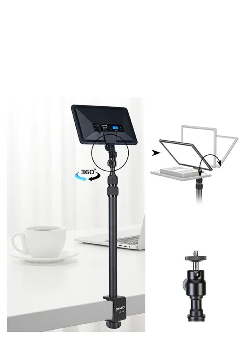JMARY MT-49 Tabletop Light Stand Clip with 1 / 4-inch Screw for Cameras LED Video Light and Ring Light - Image 3