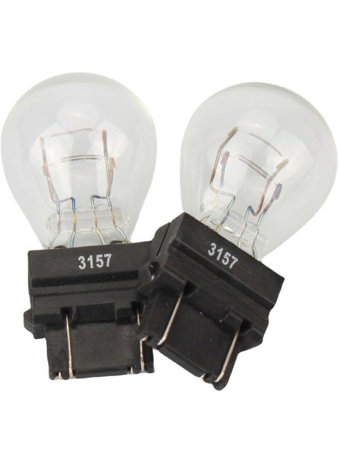 Piumeif 3157/3457 tail/brake light bulb/Turn Signal Bulbs(12V 27/7W 2200K) fits for Jeep Grand Cherokee Wrangler Commander Compass Journey Primus Edge -(Pack of 2) - Image 1