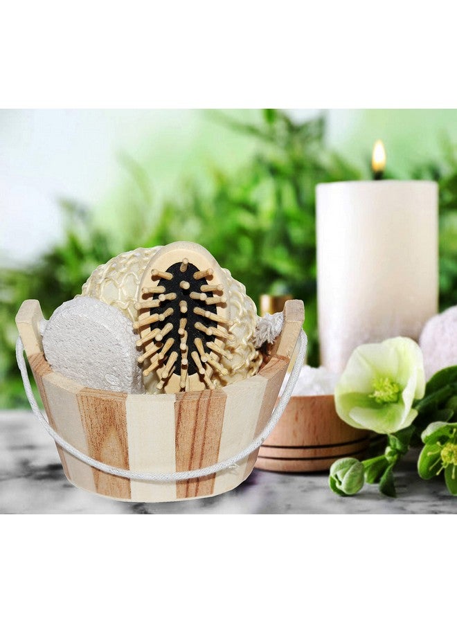 Jades Bathing Accessories Unisex Bath sets- Pumice Stone, Body Scrubber and Hair Brush - Image 1