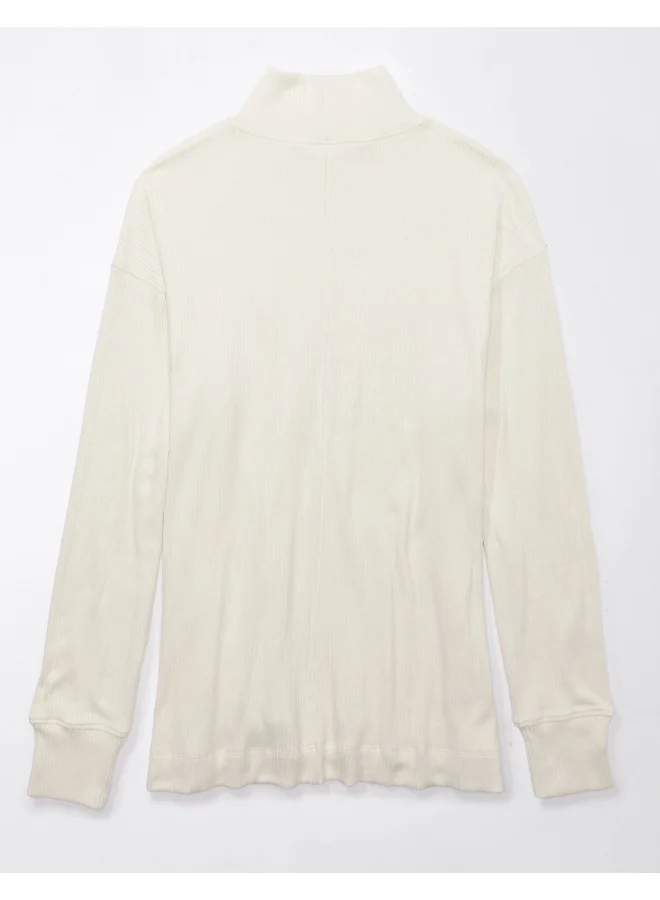 امريكان ايجل Mock Neck T-Shirt