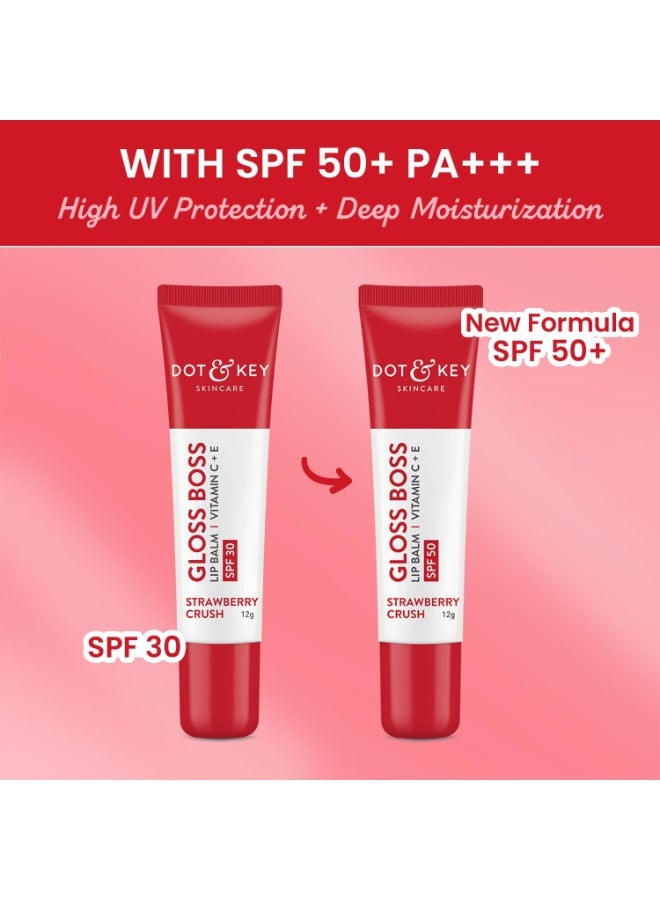 Dot & Key MELTIE LIP BALM SPF50 STRAWBERRY GLAZE 4G - Image 2