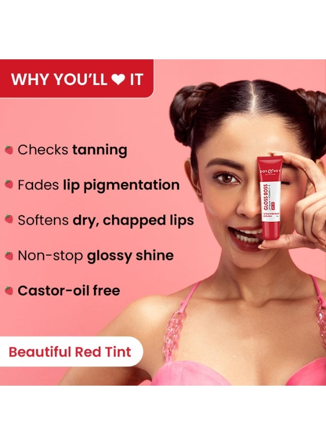 Dot & Key MELTIE LIP BALM SPF50 STRAWBERRY GLAZE 4G - Image 3