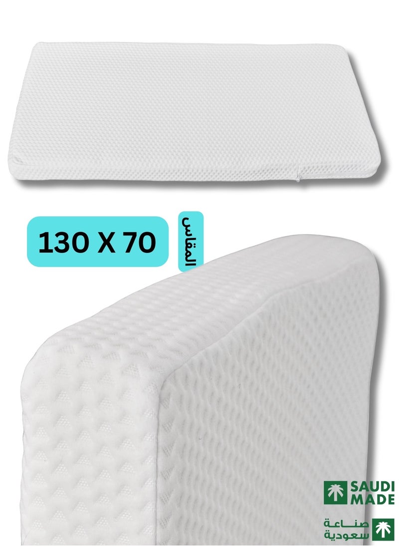 F.A.M.S - Baby Cot Mattress Extra Thick 10 cm 130 X 70 CM CLASSIC FOAM & Removable Washable Cover, Breathable, Toddler Baby Bed Mattress Saudi Made - Image 1