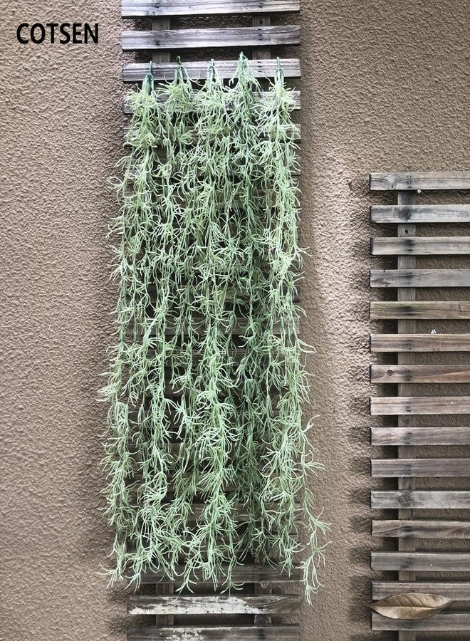 COTSEN 5 Pack Spanish Moss Faux Greenery Moss Fake Vines Moss Hanging Plants for Potted Plants Artificial Hanging Moss Garland Used for Family Indoor and Outdoor Gardens Decoration - Image 2