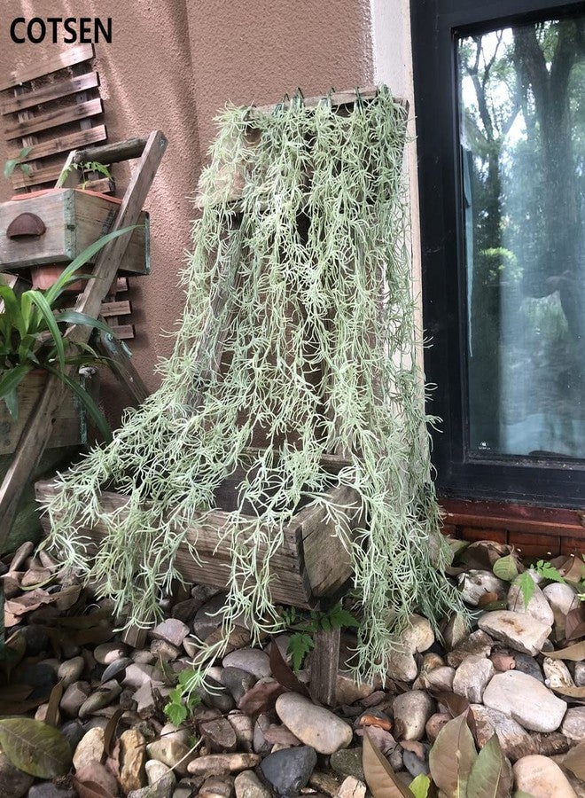 COTSEN 5 Pack Spanish Moss Faux Greenery Moss Fake Vines Moss Hanging Plants for Potted Plants Artificial Hanging Moss Garland Used for Family Indoor and Outdoor Gardens Decoration - Image 4