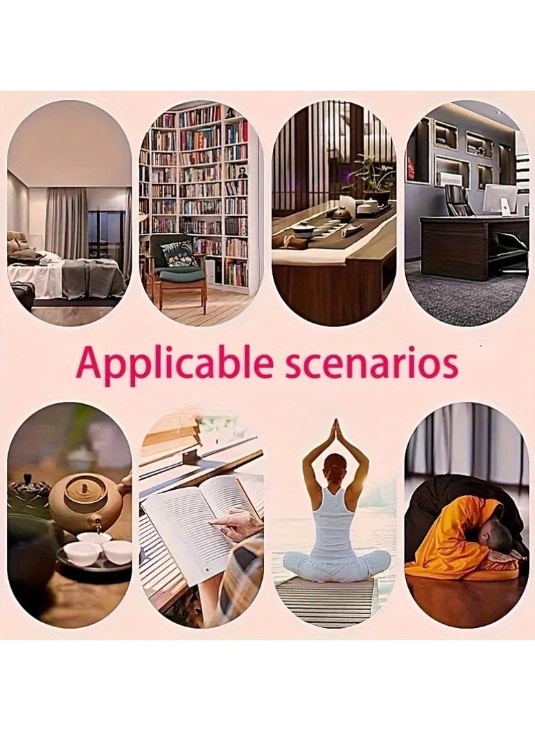 Natural Aromatherapy Incense Sticks - 100pcs/Jar (Agarwood) for Home Fragrance, Yoga & Meditation | Long-Lasting Scent - Image 3