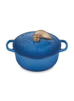 Le Creuset Harry Potter Quidditch Marseille Blue Cast Iron 20cm Round Casserole