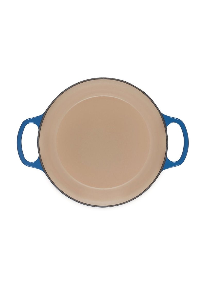 Le Creuset - Le Creuset Harry Potter Quidditch Marseille Blue Cast Iron 20cm Round Casserole - Image 1