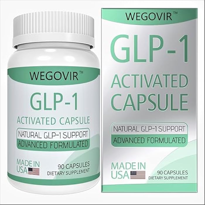 GLP-1 Supplement for Weight Loss & Appetite Control for Men and Women, Berberine & Green Coffee Extract, GLP-1 Boosting for Hunger & Metabolism Support, GLP-1 Levels & Overall Health - 90 Capsules - Image 1