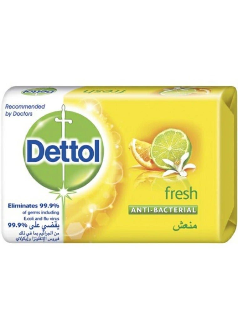 Dettol Fresh Antibacterial Bar Soap 165 ml