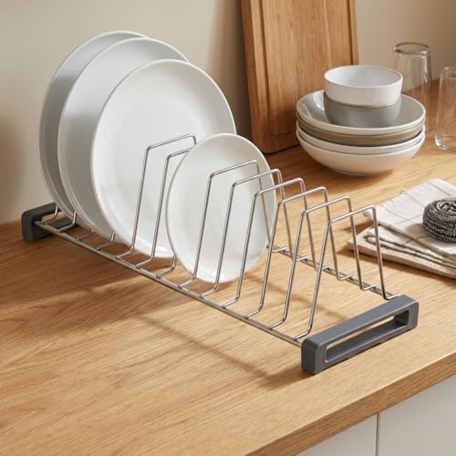 Topaz Stainless Steel Dish Rack 20 Inch/Modular Kitchen Basket Plate Rack/Tandem Box Accessories/Kitchen Rack/Dish Rack/Kitchen Accessories/Tandem Basket Plate Fixer - Image 5