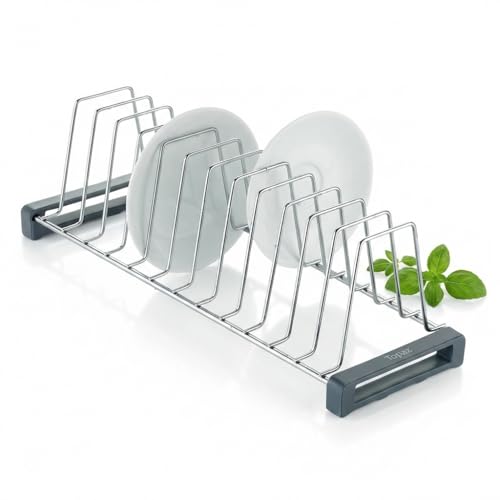 Topaz Stainless Steel Dish Rack 20 Inch/Modular Kitchen Basket Plate Rack/Tandem Box Accessories/Kitchen Rack/Dish Rack/Kitchen Accessories/Tandem Basket Plate Fixer - Image 1