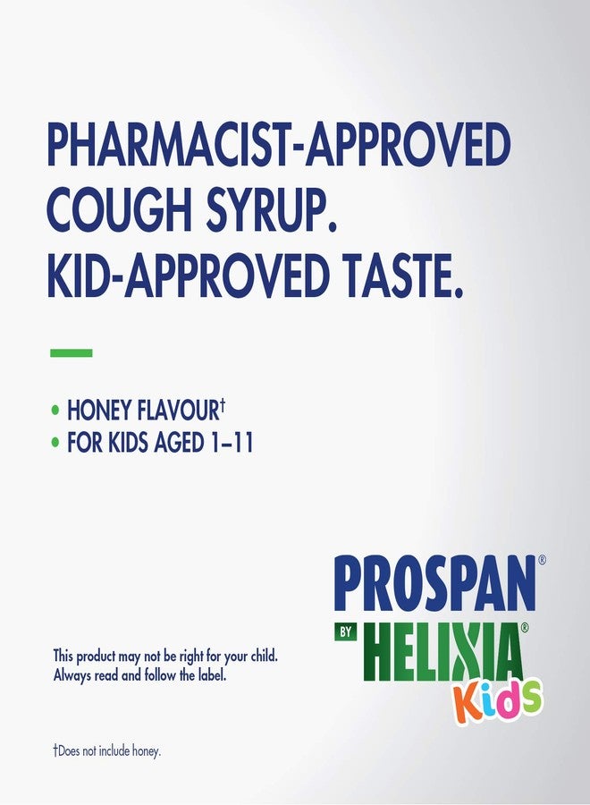 Helixia شراب هيليكسيا بروسبان للأطفال لعلاج السعال، للأعمار من سنة إلى 11 سنة (حجم كبير 200 مل) - Image 3