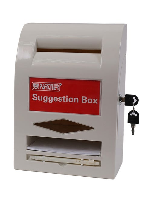 Multipurpose Metal Suggestion Box WIth Key