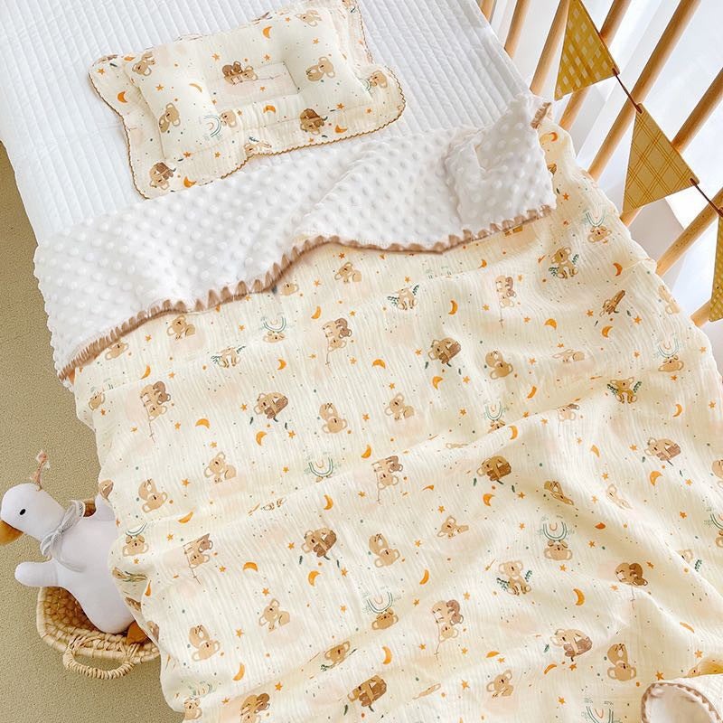 Cotton Baby Blanket Breathable Summer Thin Quilt Little Koala 