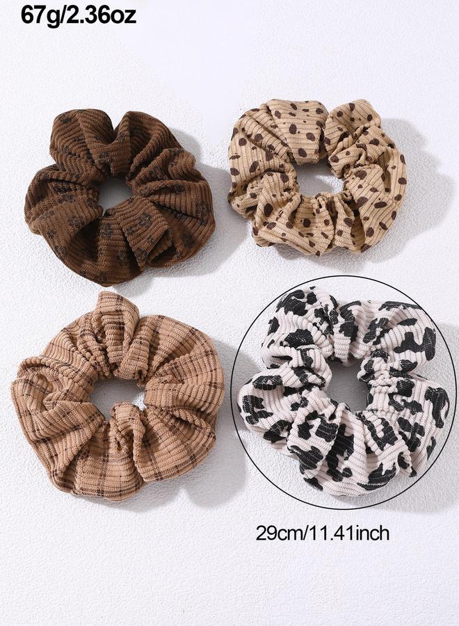 تايك تو مجموعة من 4 ربطات شعر بطبعات - Image 5