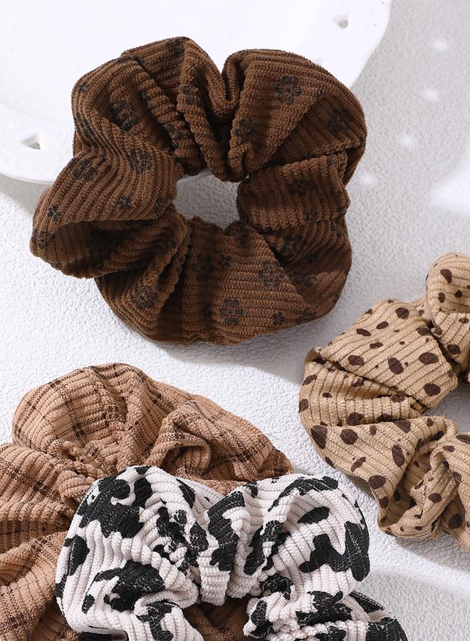 تايك تو مجموعة من 4 ربطات شعر بطبعات - Image 4