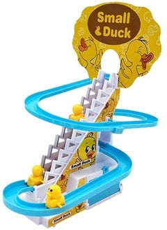Rally Electric Music Climbing Stairs Toy Duck Race Track Set For Kids  - Image 3