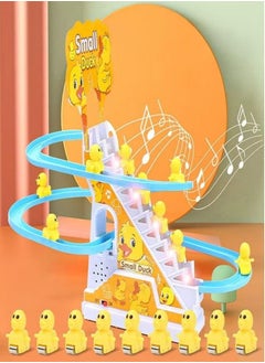 Rally Electric Music Climbing Stairs Toy Duck Race Track Set For Kids  - Image 5
