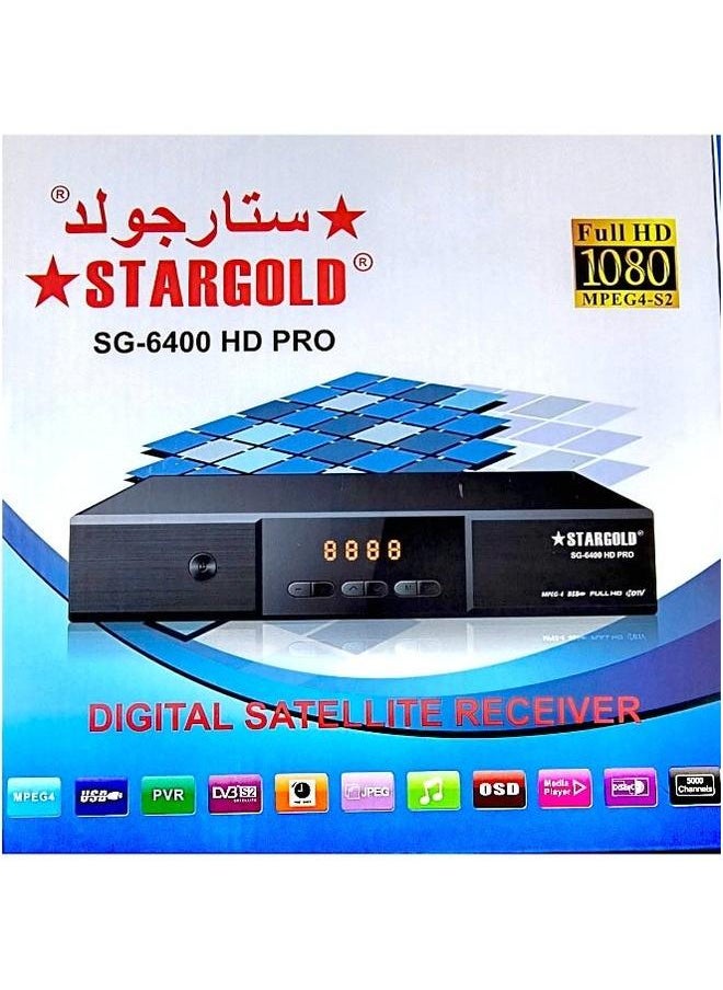 Stargold SG-6400 HD PRO Digital Satellite Receiver  - Image 1