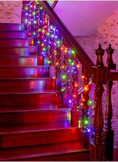 JIHAM Ramadan Light 17 Meter 200 LED Multicolor LED Fairy Light Exterior Waterproof Light For Ramadan Decoration Curtain Light For Home and Outdoor Decoration Light Multimode Operated Light  - Image 3