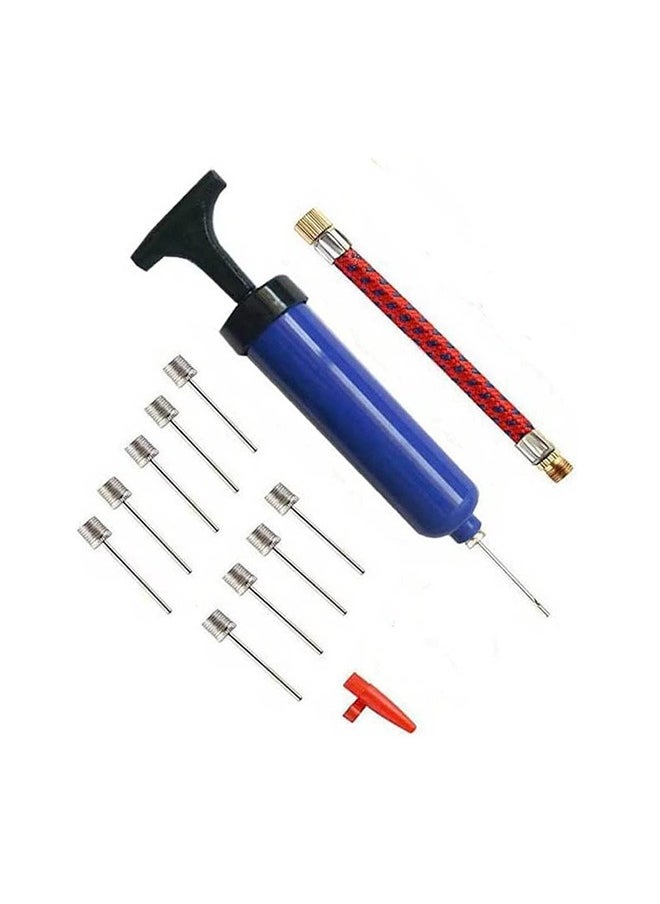 SOWUGI Pro Sports Ball Inflator Pump Tool with 10 Needles and 1 Pieces Valve Adapter, 1 Pieces Air Hose  - Image 1