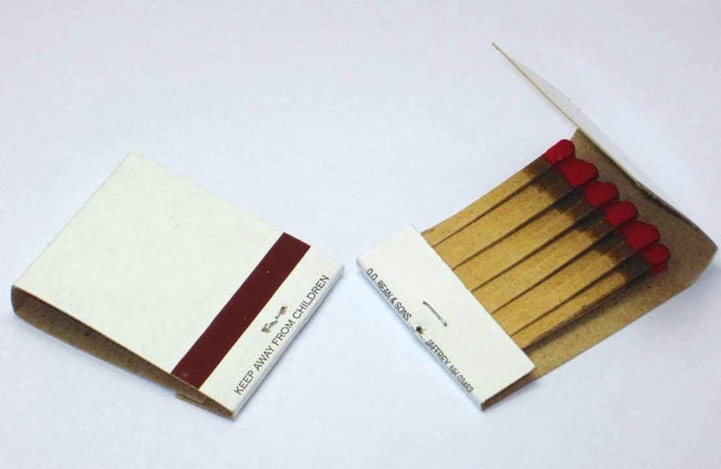 MegaDeal D.D. Bean & Sons AB24 A24 600 Matchbooks, White, for Wedding Birthday Wholesale, Made in America, Standard - Image 2
