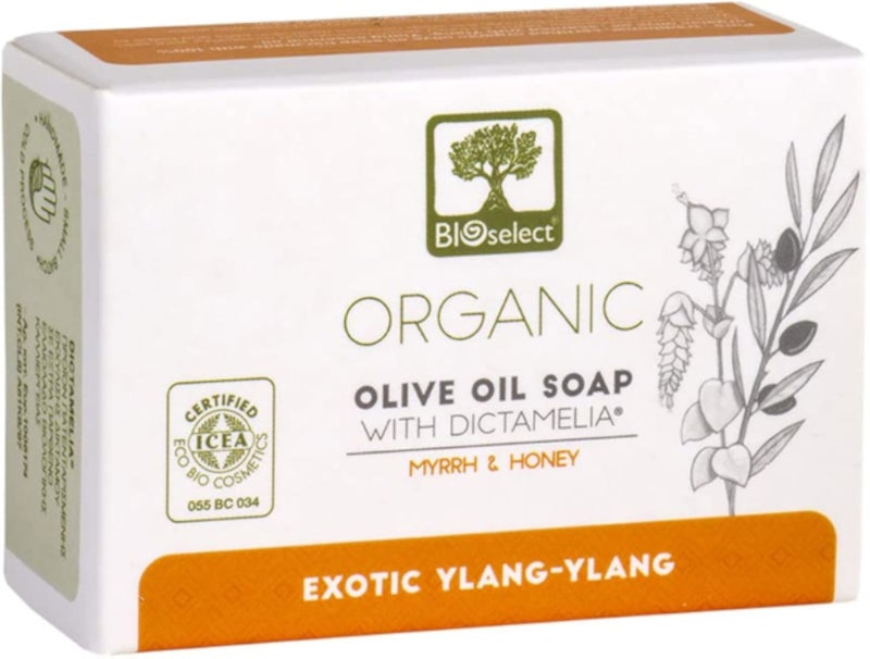BIOselect Pure Olive Oil Soap With Myhhr and Honey (80 GR) PN: 520030643302