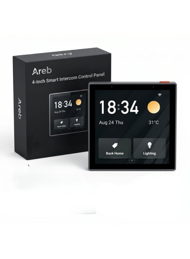 Areb Smart Intercom Screen Panel 10 Inch - WiFi Video Intercom Monitor, Indoor Touch Display, Two Way Audio, Smart Home Security System with App Control - Image 1
