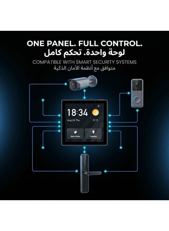 Areb Smart Intercom Screen Panel 10 Inch - WiFi Video Intercom Monitor, Indoor Touch Display, Two Way Audio, Smart Home Security System with App Control - Image 4