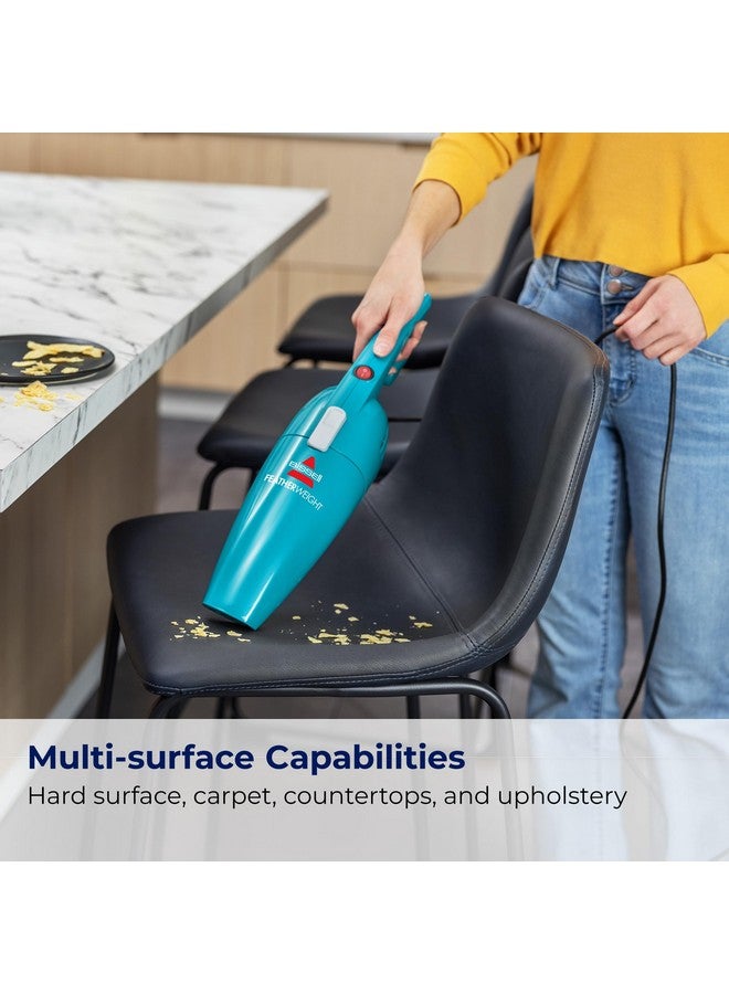 Bissell مكنسة بيسيل خفيفة الوزن بدون كيس مع أداة الشقوق، 2033، مقاس واحد يناسب الجميع، أزرق - Image 5