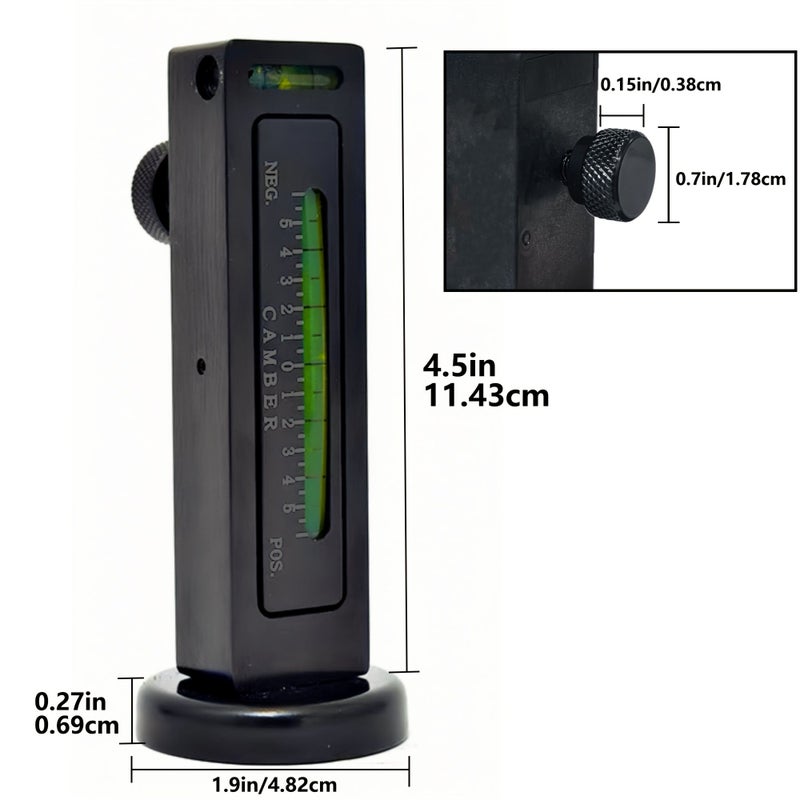 Black Plastic 4 Wheel Alignment Gauge Car Truck RV Tool - Image 2