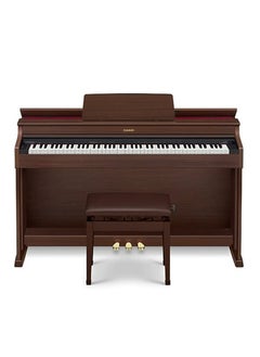 CASIO Celviano AP-470BN Digital Piano - Brown - 88 Keys - AiR Sound Source - 22 Tones - 20W＋20W - Polyphony 256 with Adjustable Piano Bench  - Image 1