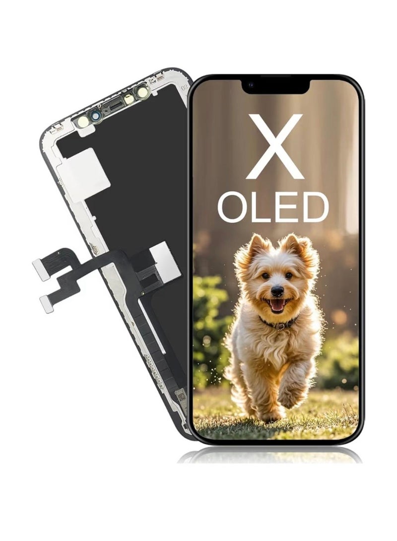 جي إكس شاشة iPhone X GX OLED بديلة كاملة – شاشة لمس OLED عالية الجودة - Image 1