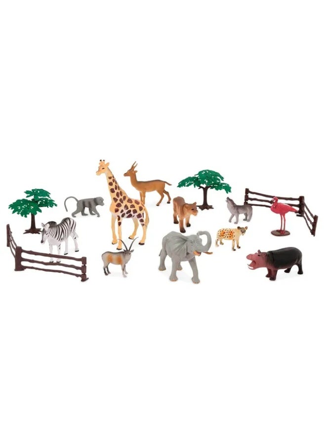 Terra حيوانات عالم الغابة في دلو 60 قطعة AN2932Z - Image 5